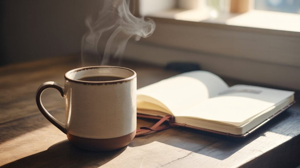 Cup of coffee representing coffee health benefits and caffeine balance